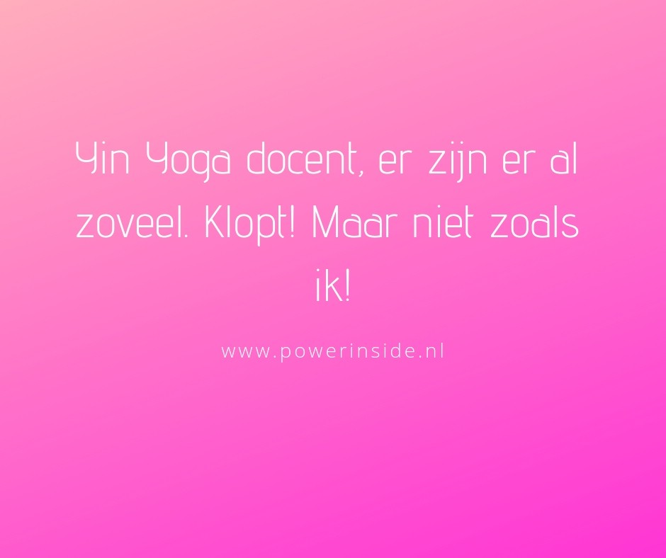 Yogadocent Er zijn er al zoveel